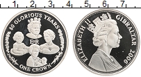 Продать Монеты Гибралтар 1 крона 2006 Серебро