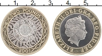 Продать Монеты Великобритания 2 фунта 2001 Биметалл