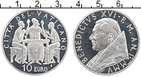 Продать Монеты Ватикан 10 евро 2005 Серебро