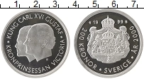 Продать Монеты Швеция 200 крон 2000 Серебро