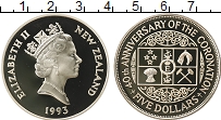 Продать Монеты Новая Зеландия 5 долларов 1993 Серебро