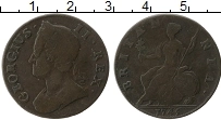 Продать Монеты Великобритания 1/2 пенни 1754 Медь