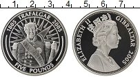 Продать Монеты Гибралтар 5 фунтов 2005 Серебро