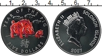 Продать Монеты Соломоновы острова 5 долларов 2007 Серебро