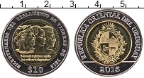 Продать Монеты Уругвай 10 песо 2015 Биметалл