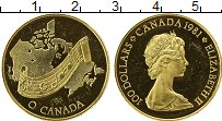 Продать Монеты Канада 100 долларов 1981 Золото