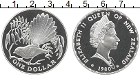 Продать Монеты Новая Зеландия 1 доллар 1980 Серебро