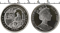 Продать Монеты Остров Мэн 10 евро 1997 Серебро