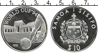 Продать Монеты Самоа 10 долларов 1992 Серебро