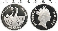 Продать Монеты Фиджи 10 долларов 1994 Серебро