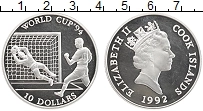Продать Монеты Острова Кука 10 долларов 1992 Серебро