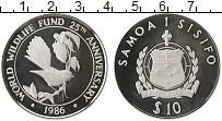 Продать Монеты Самоа 10 долларов 1986 Серебро
