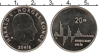 Продать Монеты Норвегия 20 крон 2016 Латунь