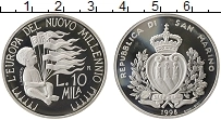 Продать Монеты Сан-Марино 10000 лир 1998 Серебро
