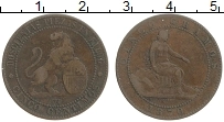 Продать Монеты Испания 5 сентим 1870 Медь