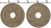Продать Монеты Немецкая Африка 10 хеллеров 1909 Медно-никель