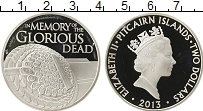Продать Монеты Острова Питкэрн 2 доллара 2013 Серебро