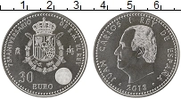 Продать Монеты Испания 30 евро 2013 Серебро
