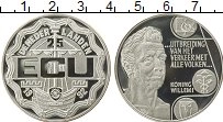 Продать Монеты Нидерланды 25 экю 1992 Серебро