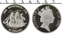 Продать Монеты Фиджи 10 долларов 2001 Серебро