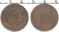 Продать Монеты Испания 5 сентим 1875 Медь