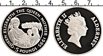 Продать Монеты Олдерни 5 фунтов 1995 Серебро
