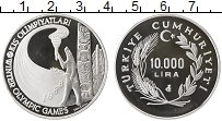 Продать Монеты Турция 10000 лир 1988 Серебро