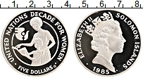 Продать Монеты Соломоновы острова 5 долларов 1985 Серебро