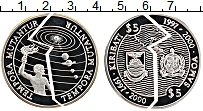 Продать Монеты Кирибати 5 долларов 2000 Серебро