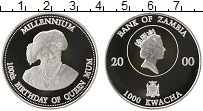 Продать Монеты Замбия 1000 квач 2000 Серебро