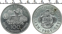 Продать Монеты Сейшелы 100 рупий 1981 Серебро
