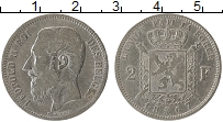 Продать Монеты Бельгия 2 франка 1866 Серебро