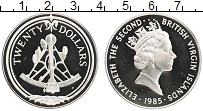 Продать Монеты Виргинские острова 20 долларов 1985 Серебро