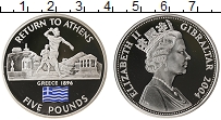 Продать Монеты Гибралтар 5 фунтов 2004 Серебро