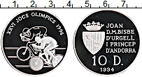 Продать Монеты Андорра 10 динерс 1994 Серебро