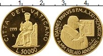 Продать Монеты Ватикан 50000 лир 1999 Золото