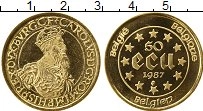Продать Монеты Бельгия 50 экю 1987 Золото