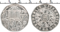 Продать Монеты Австрия 5 евро 2002 Серебро