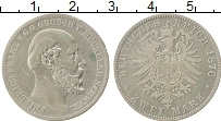 Продать Монеты Мекленбург-Шверин 2 марки 1876 Серебро