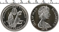 Продать Монеты Остров Мэн 1 крона 1979 Серебро