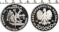 Продать Монеты Польша 200000 злотых 1991 Серебро