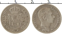 Продать Монеты Филиппины 10 сентим 1885 Серебро