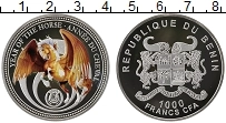 Продать Монеты Бенин 1000 франков 2014 Серебро