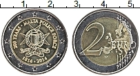 Продать Монеты Мальта 2 евро 2014 Биметалл