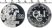 Продать Монеты Болгария 500 лев 1993 Серебро