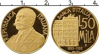 Продать Монеты Италия 50000 лир 1993 Золото