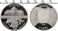 Продать Монеты Латвия 1 лат 2000 Серебро