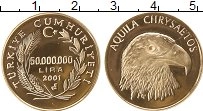 Продать Монеты Турция 50000000 лир 2001 Золото