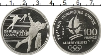 Продать Монеты Франция 100 франков 1990 Серебро
