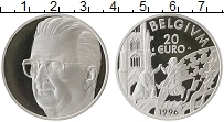 Продать Монеты Бельгия 20 евро 1996 Серебро